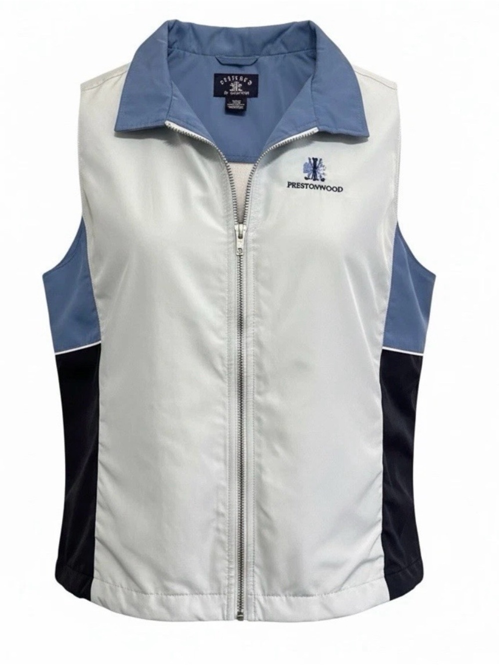 Cutter & Buck Vest Windbreaker Inglewood Country Club Golf Womens M Full Zip